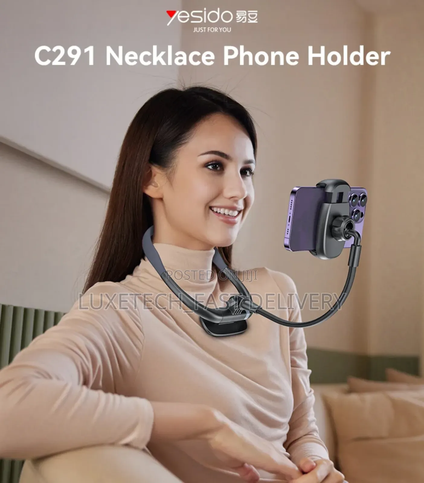 Yesido C291 Magnetic Phone Holder Rotatable Desk/Neck Holder