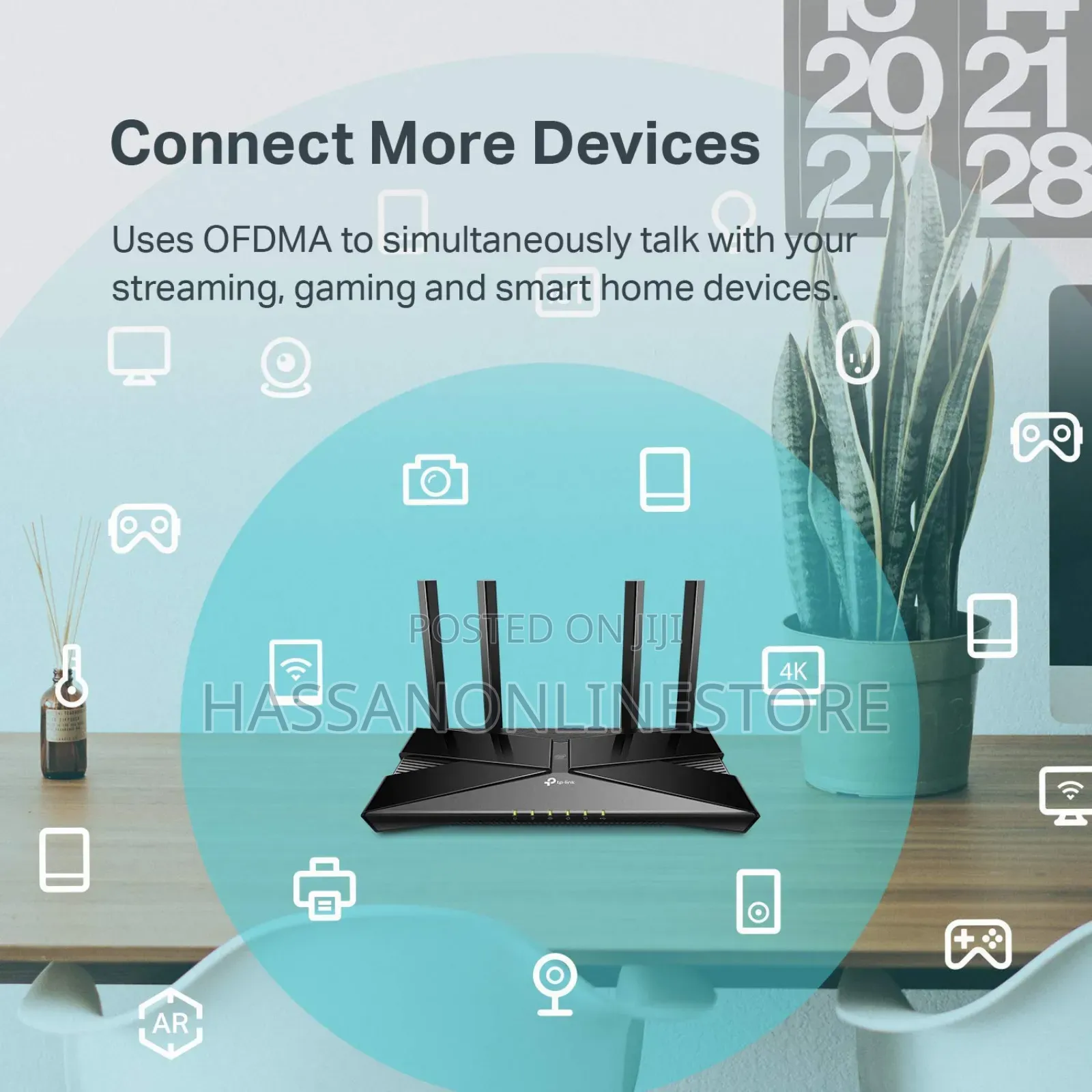 Tp-Link Wifi 6 AX1500 Smart Wifi Router (Archer AX10)