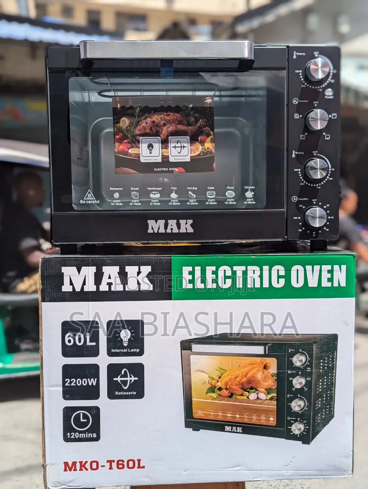 Mak Electric Oven 60L