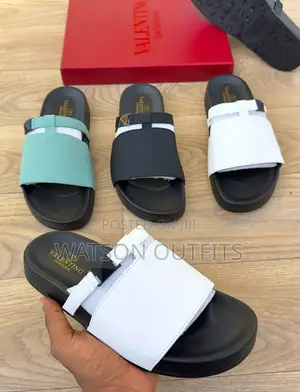 New Valentino Gavarani Leather Sandals Original