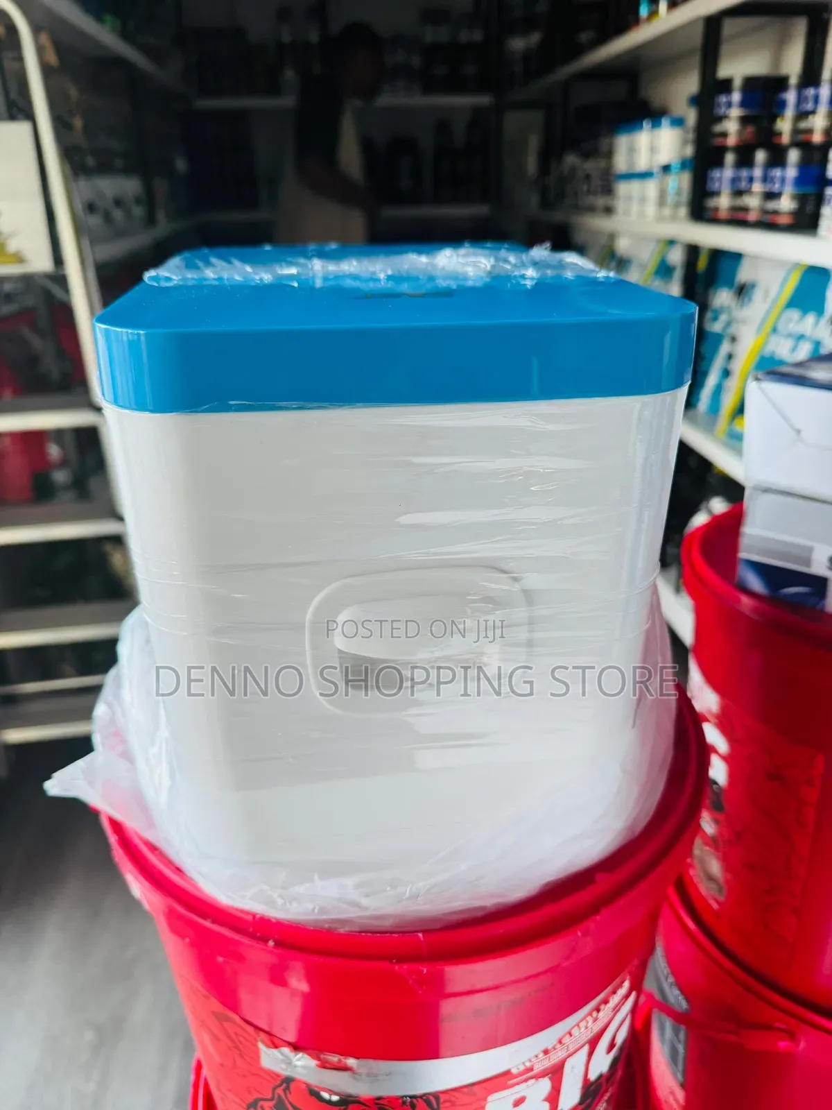 Car Fridge 8l (Blue and White)