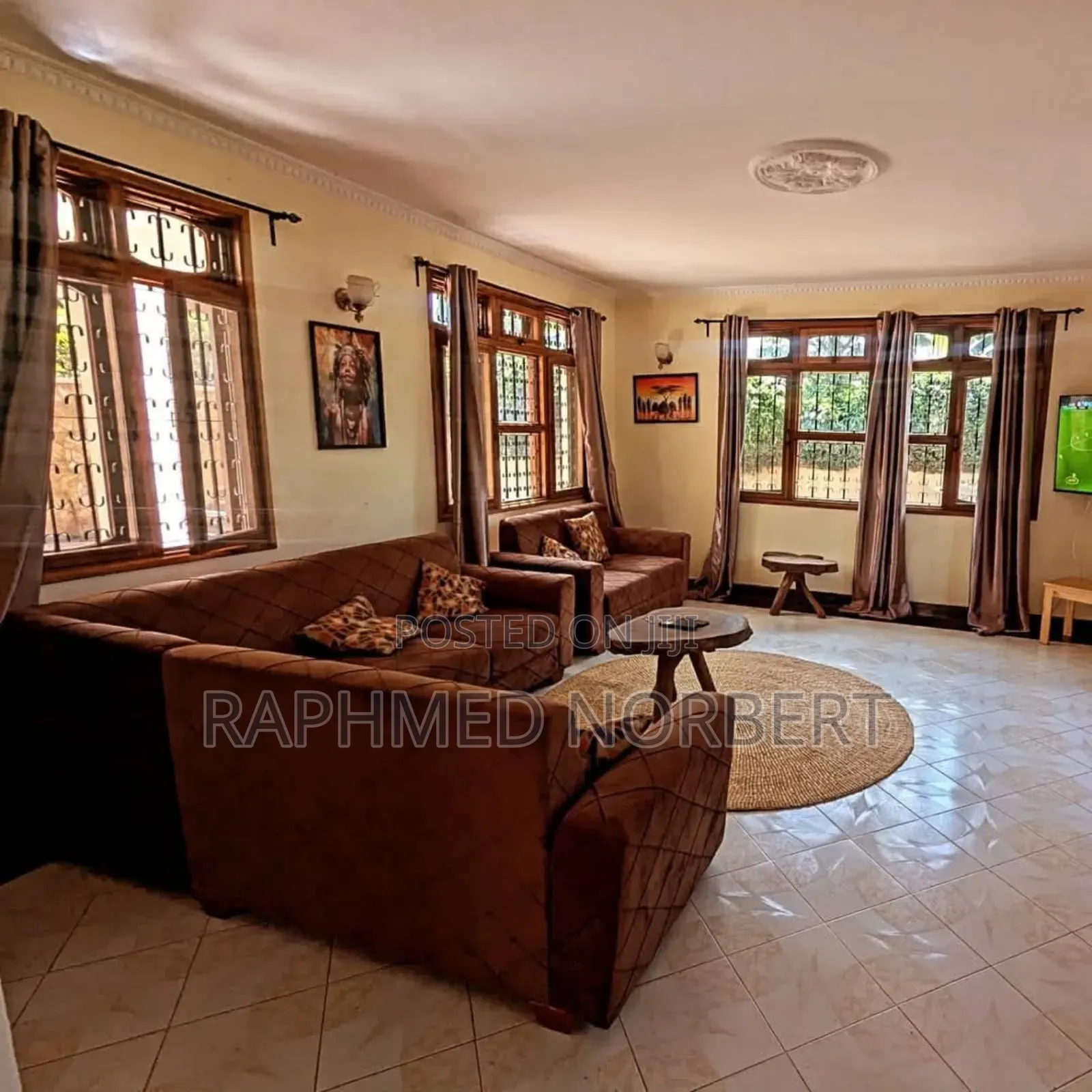 Furnished 4bdrm House in Tanzania Realestates, Arusha for rent