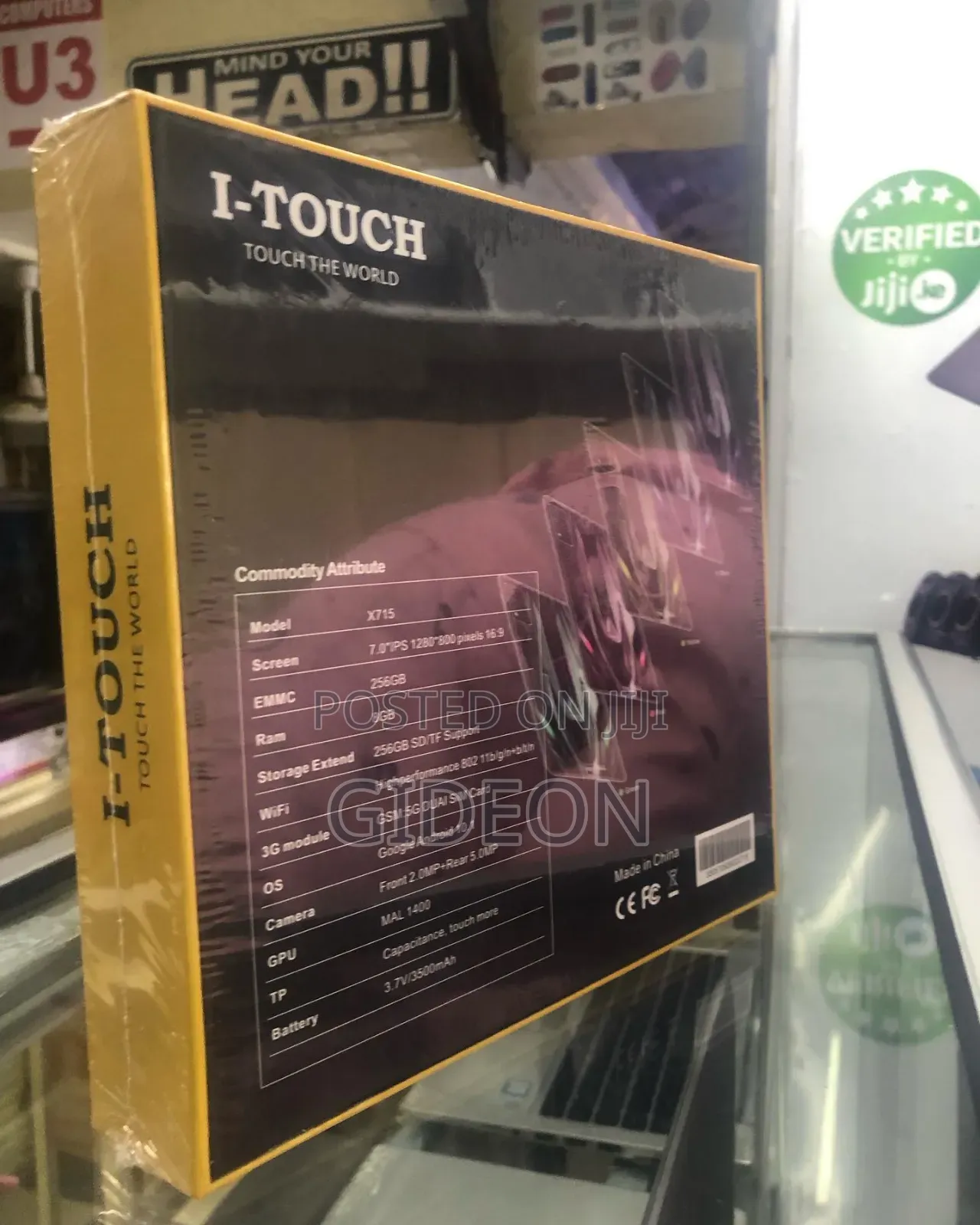 New iTouch X702 256 GB Black