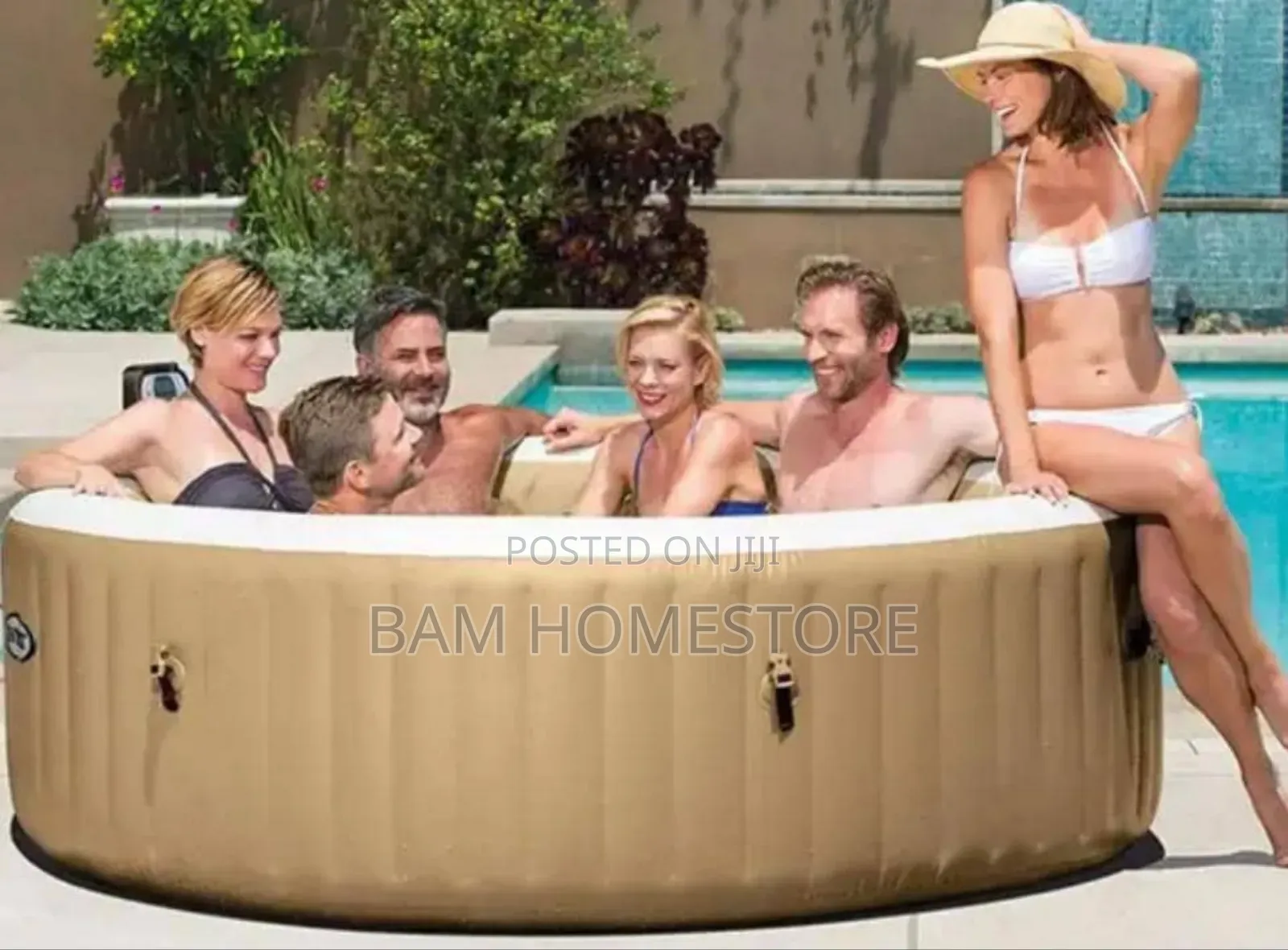 Inflatable Hot Tub Spa With Cover