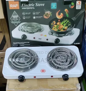 Raf Electric Stove With Coil (2000W) 2 Plate