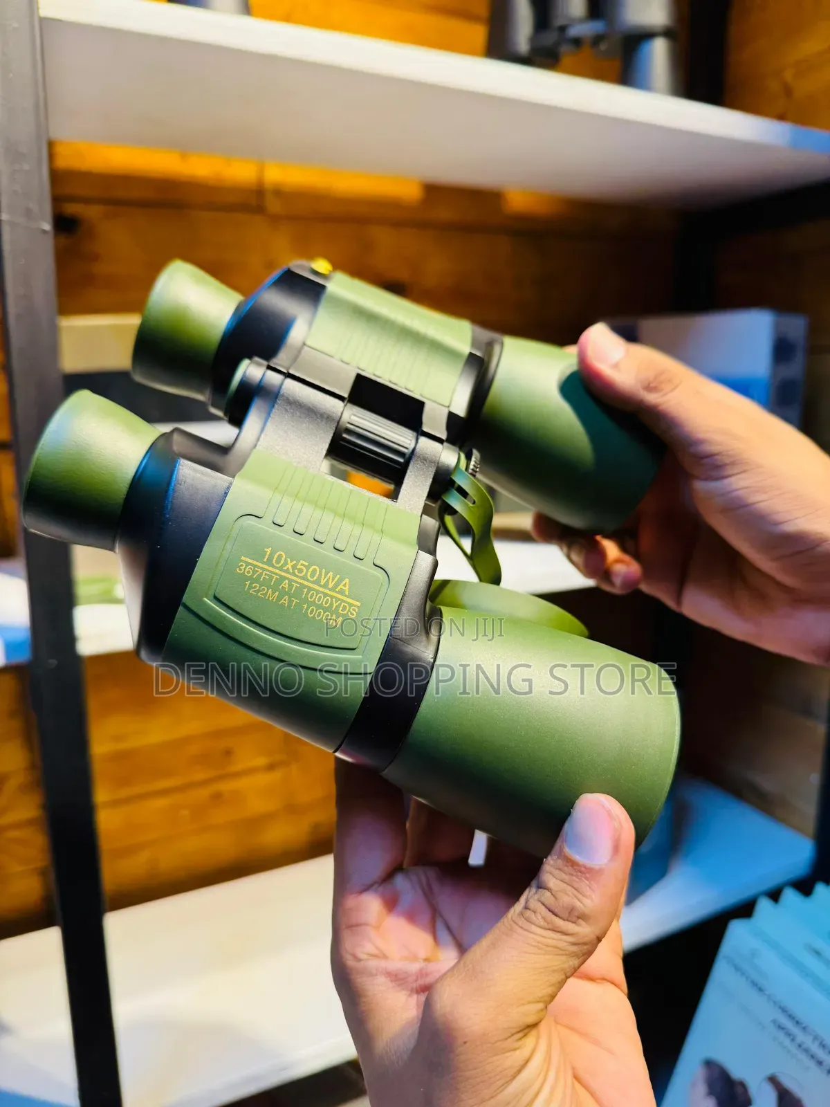 Autozooming Boshirinell Binocular 10x50(Green)