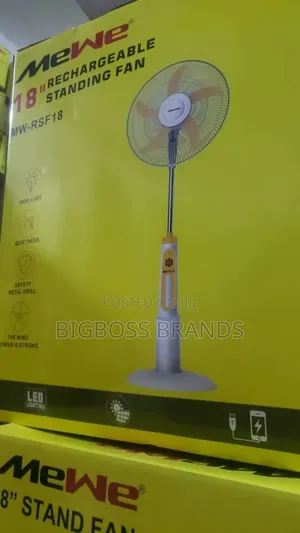 Mewe Rechargeable Fan Size 18