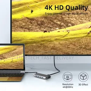 Type-C to HDTV 11-in-1 Multi-Function Dock Station Adapter