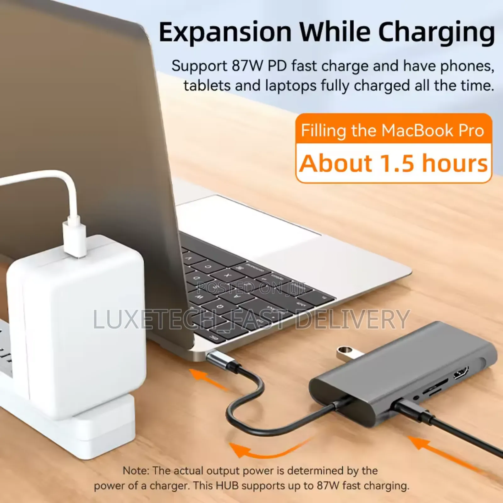 Type-C to HDTV 11-in-1 Multi-Function Dock Station Adapter