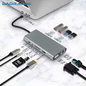 Type-C to HDTV 11-in-1 Multi-Function Dock Station Adapter