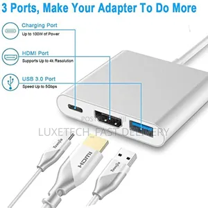 Type-C 3 in 1 Docking Station