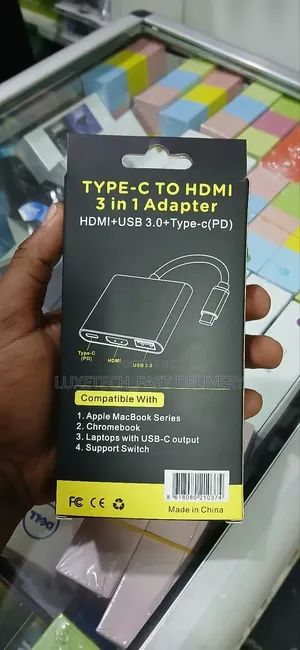 Type C to Hdmi Adapter 3-in-1(3 in 1 Multiport Hub or Docking Station)