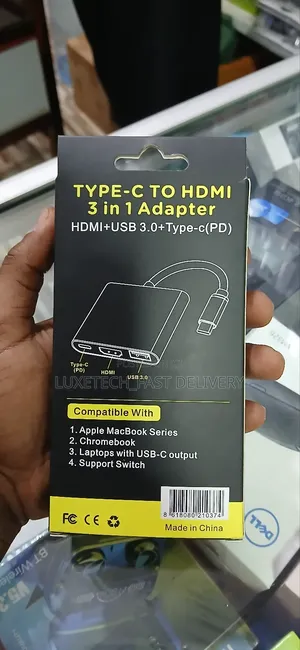 Type-C to Hdmi 3 in 1 Adapter