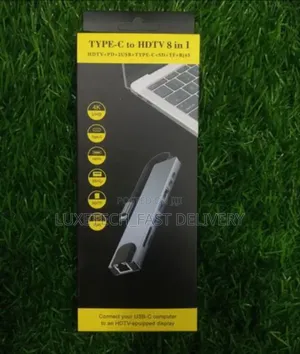 USB C Hub, 8 in 1 USB C Adapter With HDMI