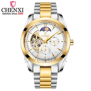 Chenxi Mechanical Watch Gold Black and White 1003