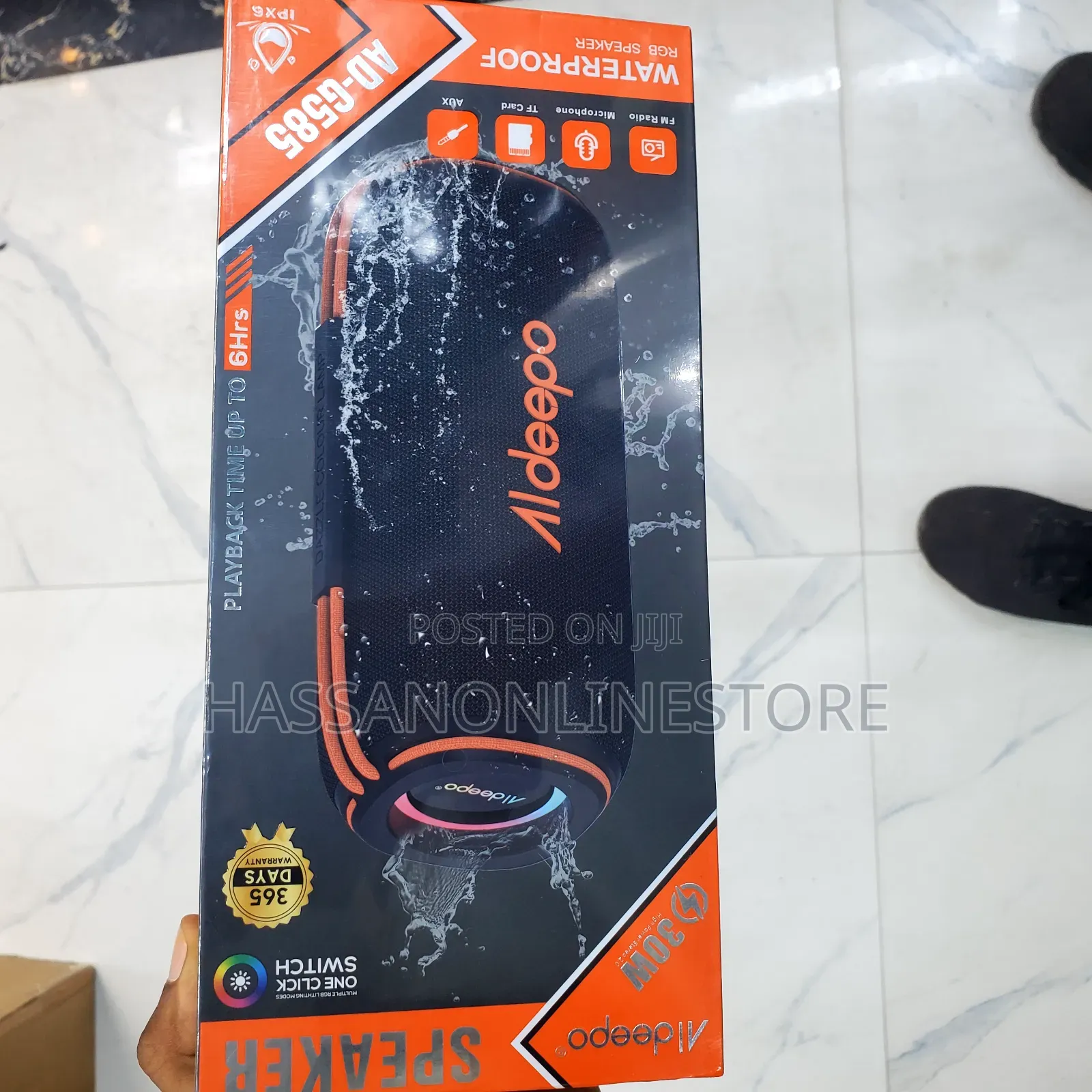Aldeepo AG - 585 Waterproof Bluetooth Speaker 30W
