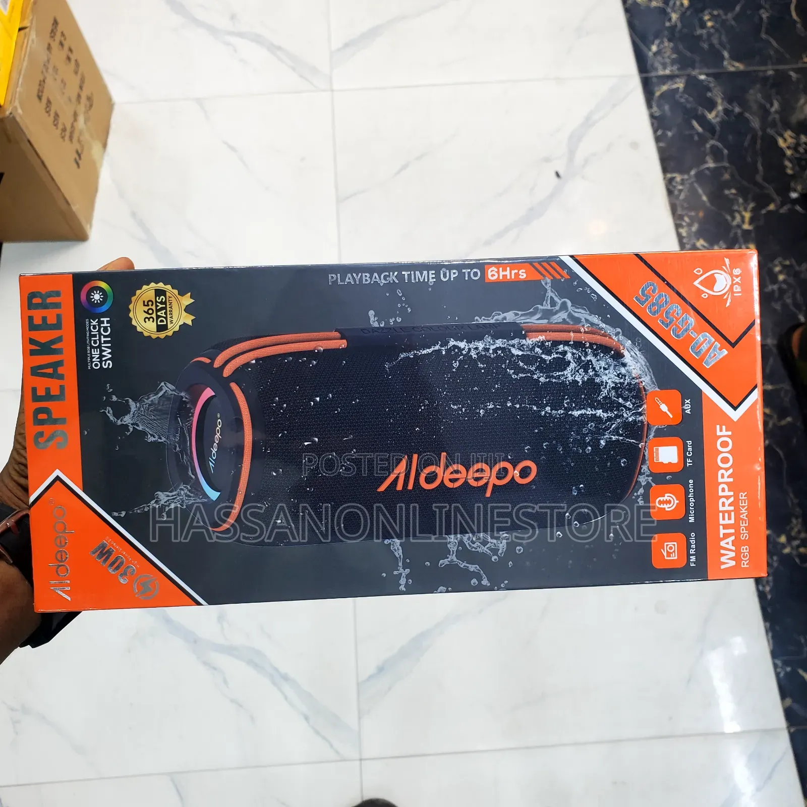 Aldeepo AG - 585 Waterproof Bluetooth Speaker 30W