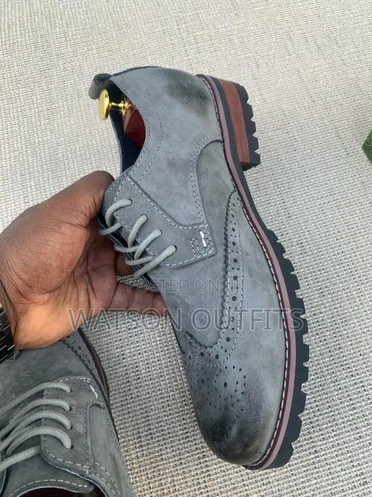 Classic Hard Genuine Leather Men Shoes