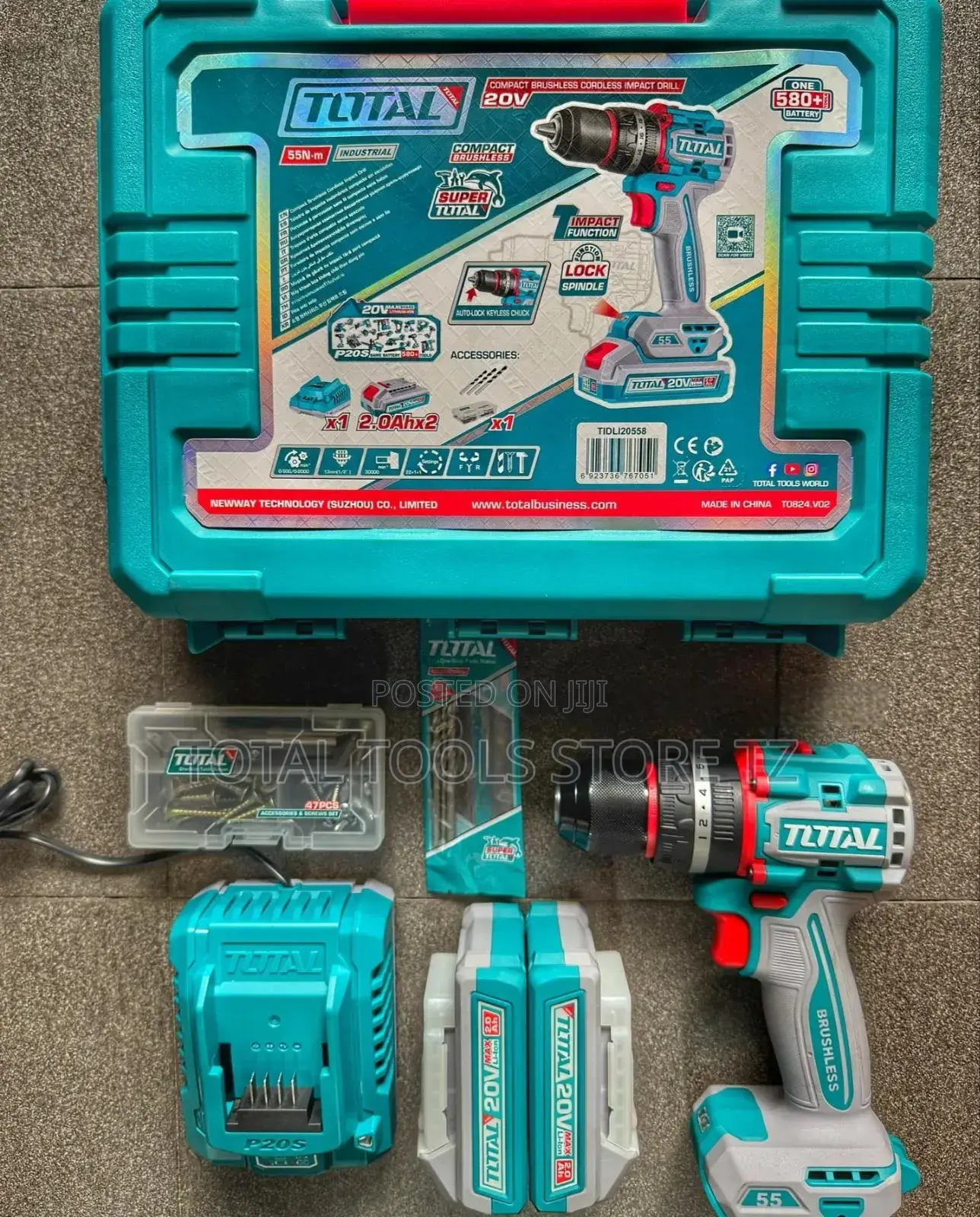 Total Lithium Brushless Impact Drill 20V