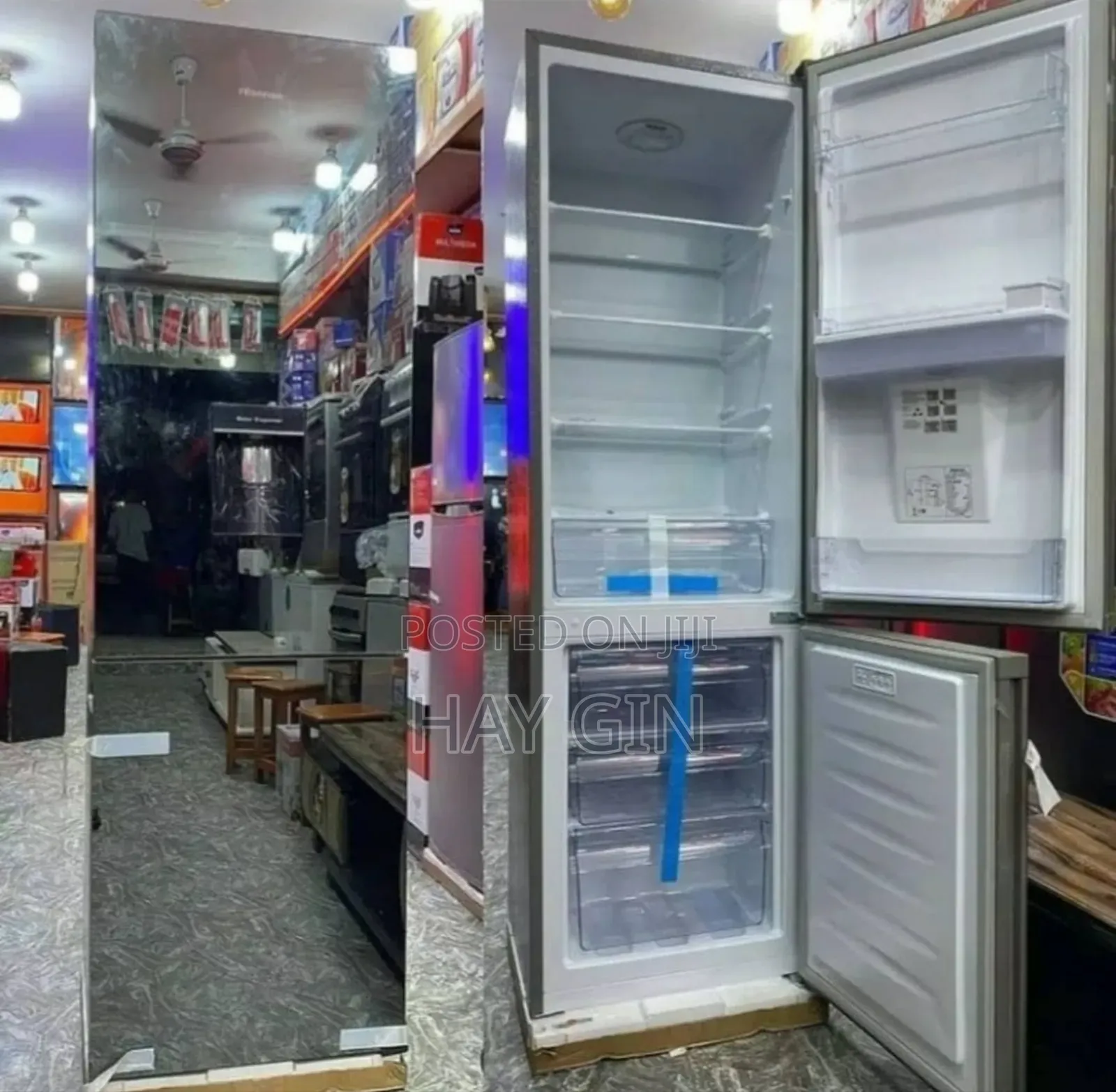 Fridge Hisence (H370bmi-Wd Liter 264)