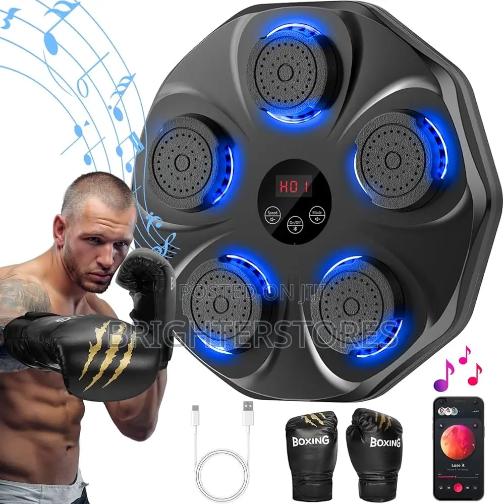 Music Boxing Machine, Interactive Punching Trainer