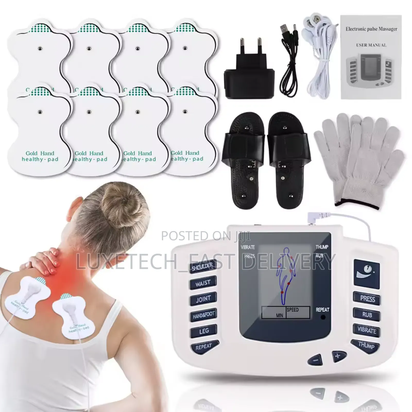 Digital Therapy Machine Pain Relief Stimulator Tens