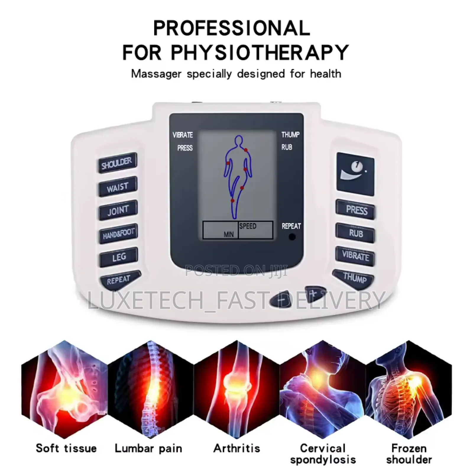 Digital Therapy Machine Pain Relief Stimulator Tens