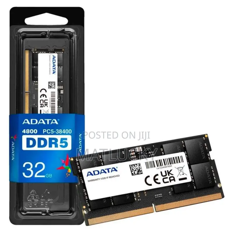 1x32gb DDR5-4800 (PC5-38400) SO-DIMM for Laptop