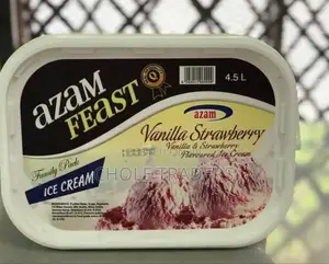 Azam Feast Ice Cream Vanilla Strawberry 4.5L