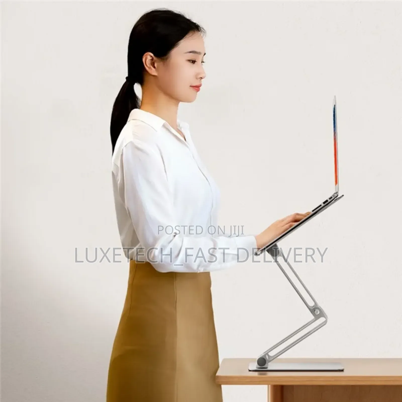 Ergonomic Portable Foldable Adjustable Aluminum Laptop Stand