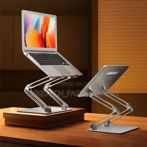 Adjustable Laptop Stand,Foldable Ventilated Portable Riser