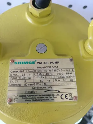 Shimge Sawege Pump 5.5hp