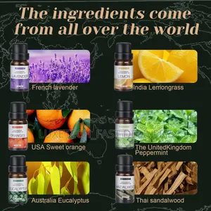 6pcs Water Soluble Pure Essential Oil Boxed Set