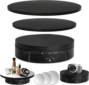 3 in 1 Electric Auto-Rotation Turntable Display Stand 360°