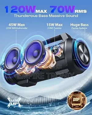 W-King D10 Powerful 70W Party Bluetooth Speaker