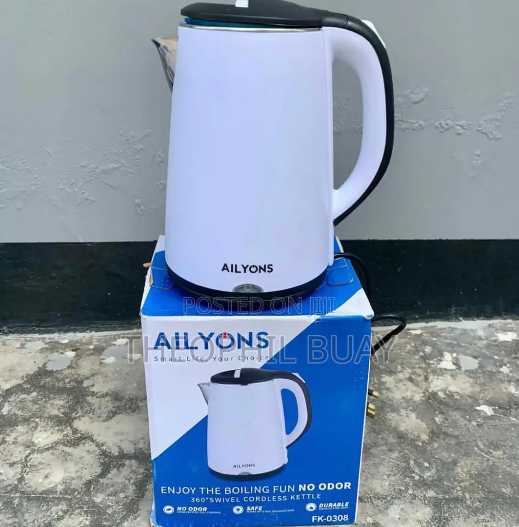 Electric Kettle 1.8L White Ailyons