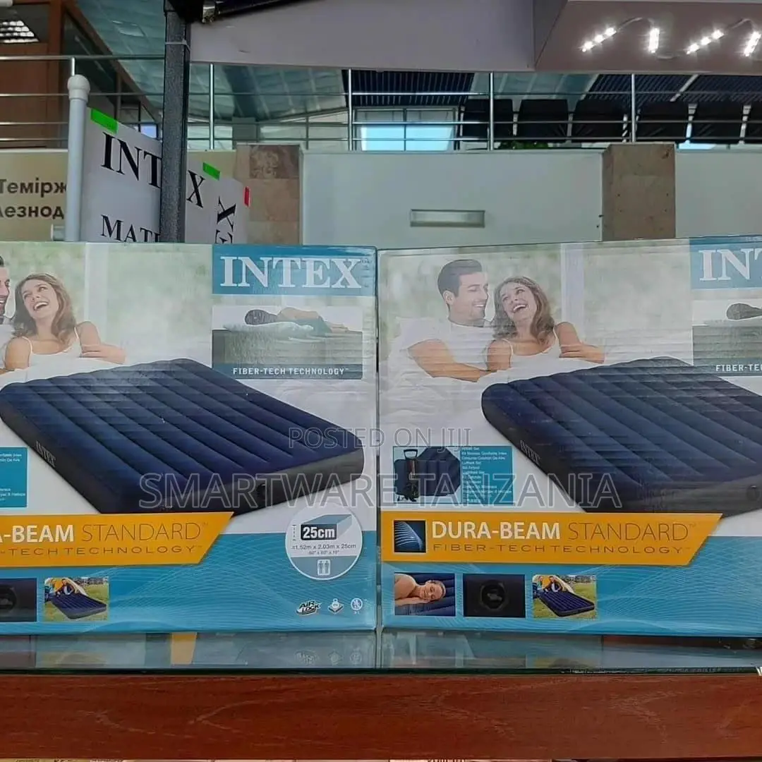 INTEX 10" Queen Single-high Airbed Durabeam Standard Air Bed
