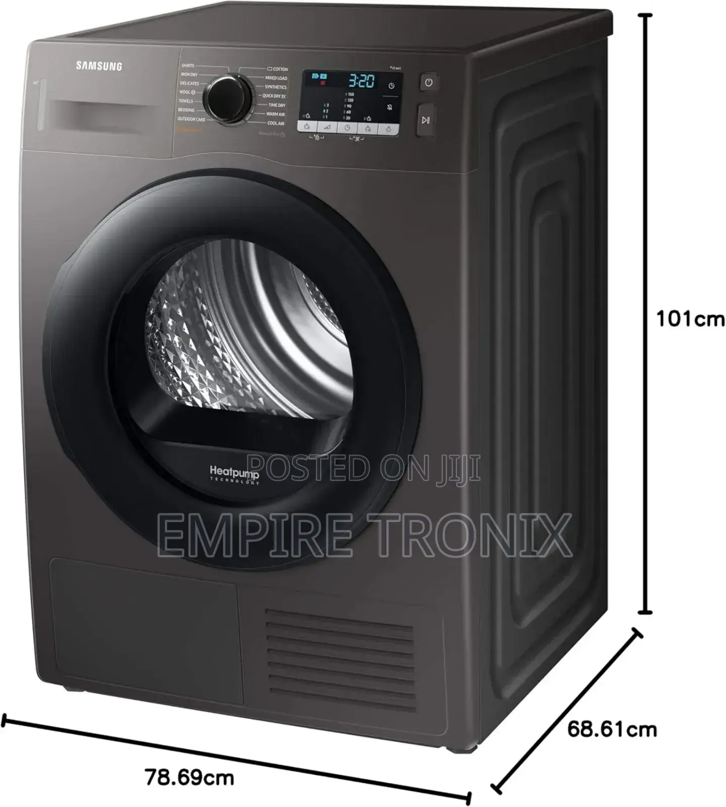 Samsung 9kg Heat Pump Tumble Dryer | DV90TA040AZ/EU