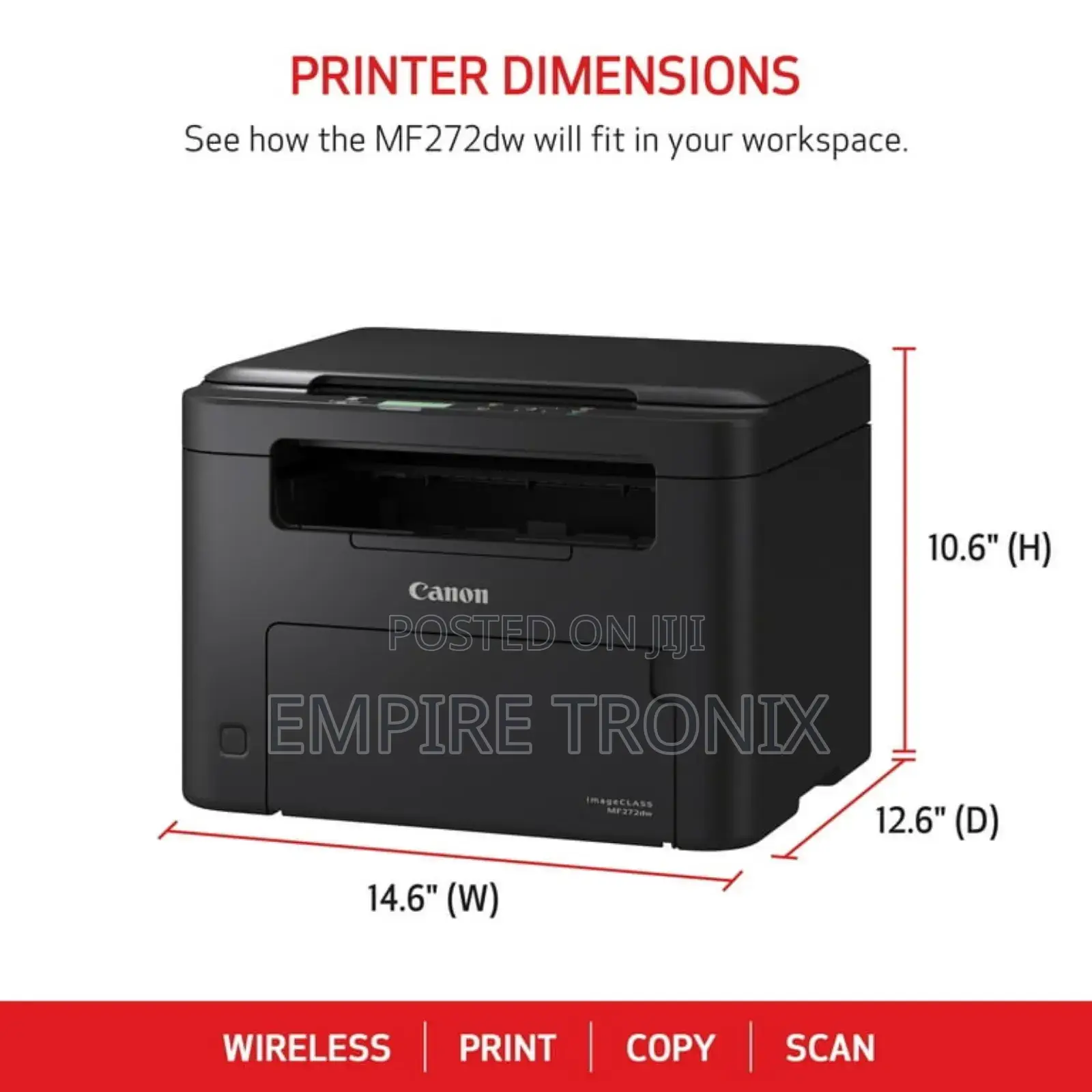 Canon Imageclass Mf272dw - Wireless, Duplex Laser Printer