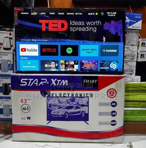 STAR -XTM 43 Inch SMART FRAMELESS Tv High Quality Display