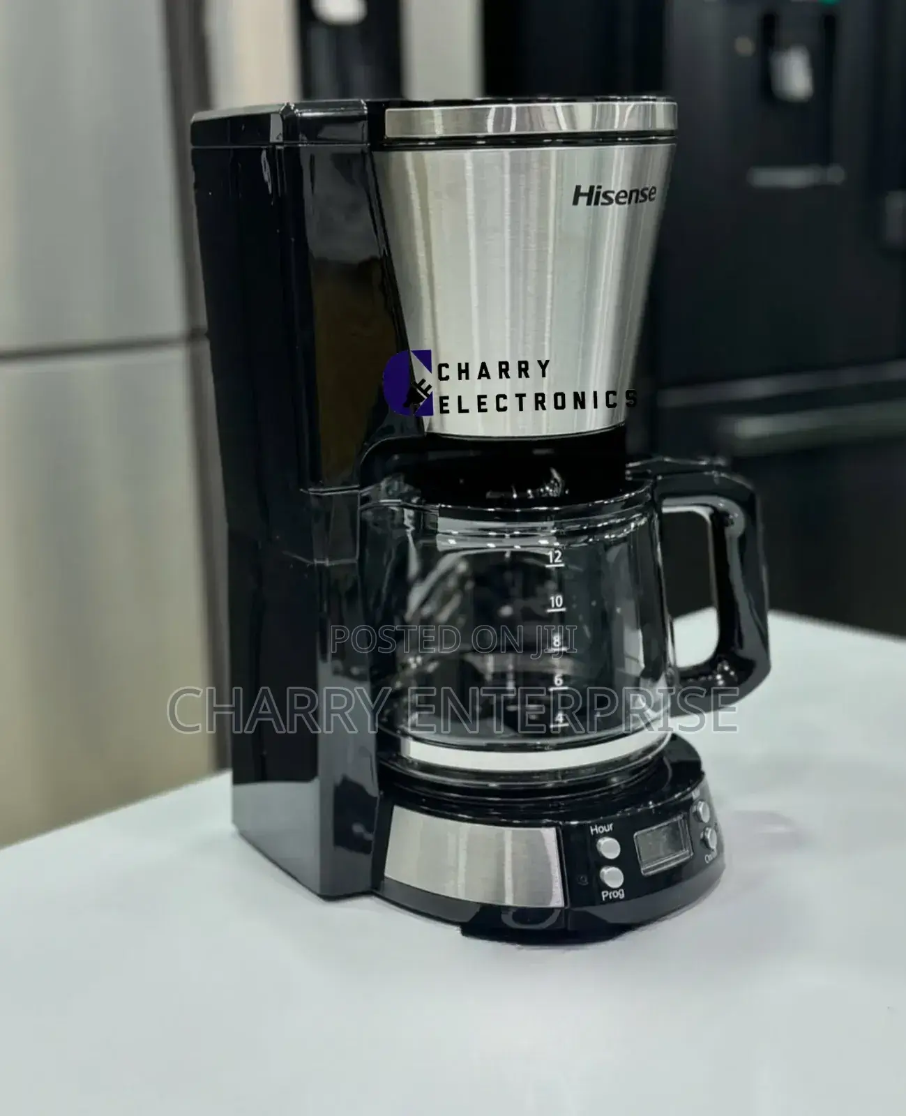 Hisense Digital Coffee Maker 1000w 1.5l Water Capacity