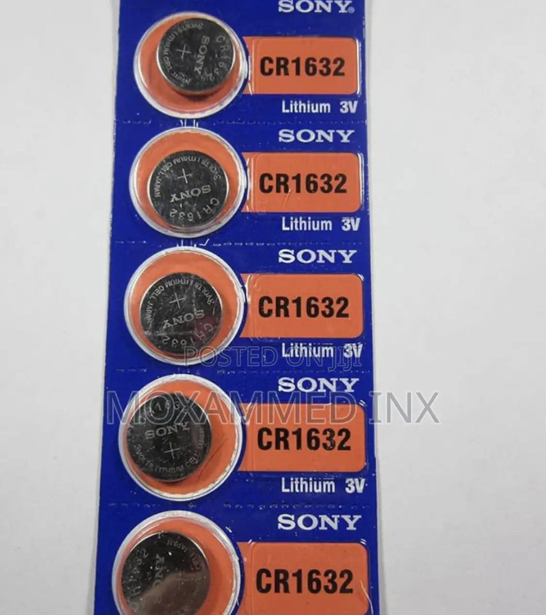 Sony CR 1632 Lithium Battery 3V