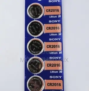 Sony CR2016 Lithium Battery 3V