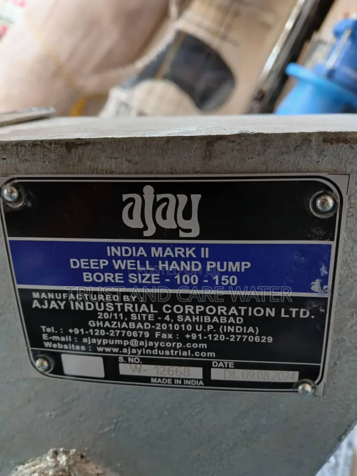 Hand Pump Indian Mark Ii