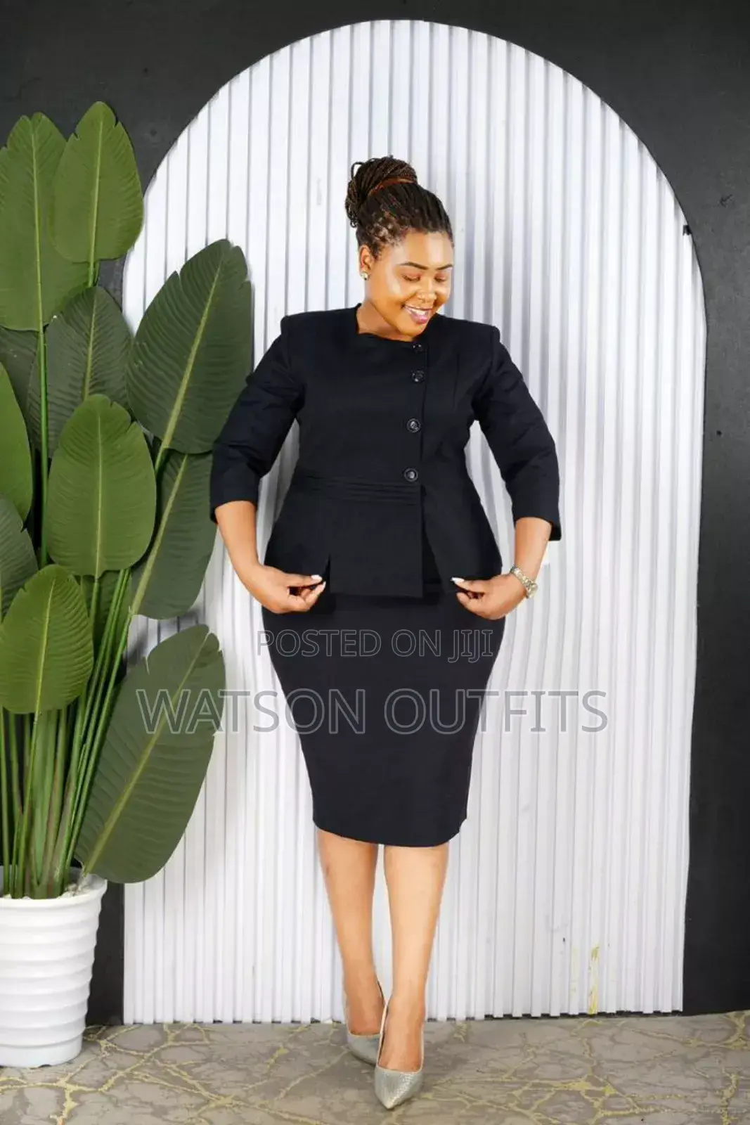 2pc Suit Skirt Jacket