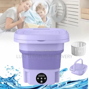 Foldable Mini Washing Machine, Large Capacity, Soft Spin 11l