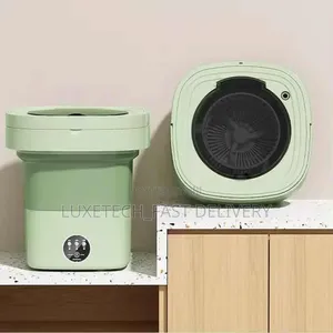 Silicone Electric Mini Foldable Wash Machine for Travel 6l
