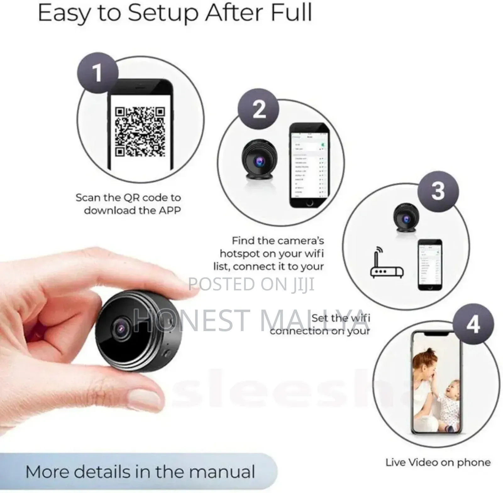 Wifi 1080p Mini Camera