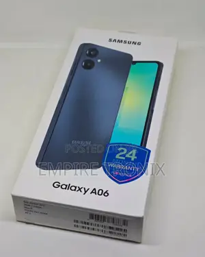 New Samsung Galaxy A06 128 GB Black