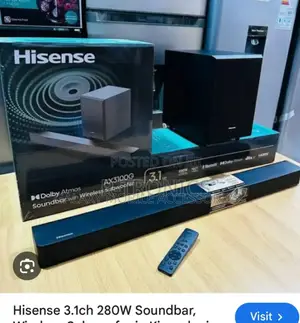 Hisense Soundbar 280W 3.1 CH